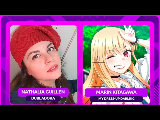 Anime Dublado on X: Nathalia Guillen como Marin Kitagawa em My