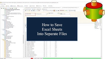 Saving Excel Sheets into Separate Files | Advanced ETL Processor Tutorial 🎥