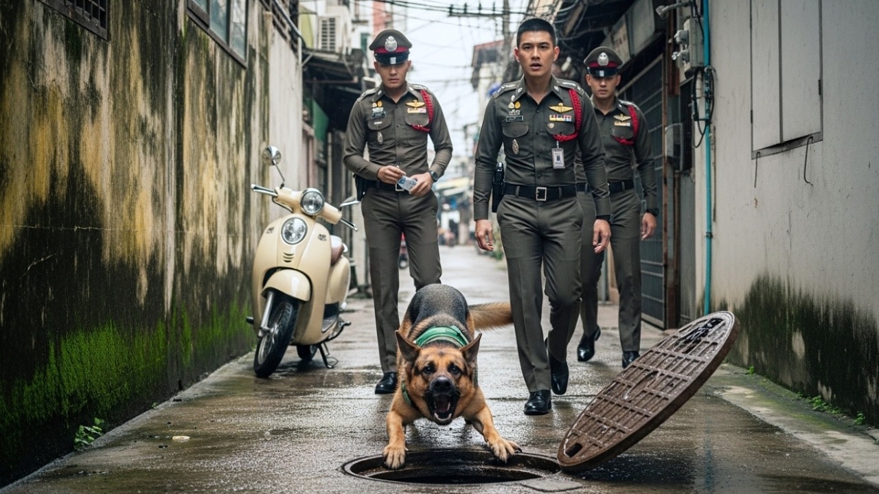 สุนัขตำรวจคำรามในท่อซอยมืด ไล่ล่าฆาตกรศัลยกรรมอวัยวะลับ