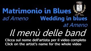 Matrimonio in Blues ad Ameno - Menù delle band screenshot 5