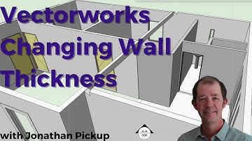 Changing Wall Thickness #Vectorworks #jonathanpickup