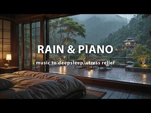(No Ads) Gentle Rain & Soft Piano for Deep Sleep – Relaxing Music to Calm Your Mind and Soul