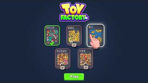 Toy Factory! Triple Matching 3D Puzzle Gameplay
