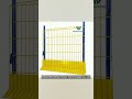 high visibility edge protection fence for building protection