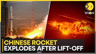 China’s Long March 7A Rocket Explodes After Hainan Launch | WION Shorts