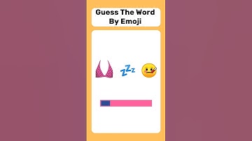 Guess The Word By Emoji Challenge | #shorts #challenge