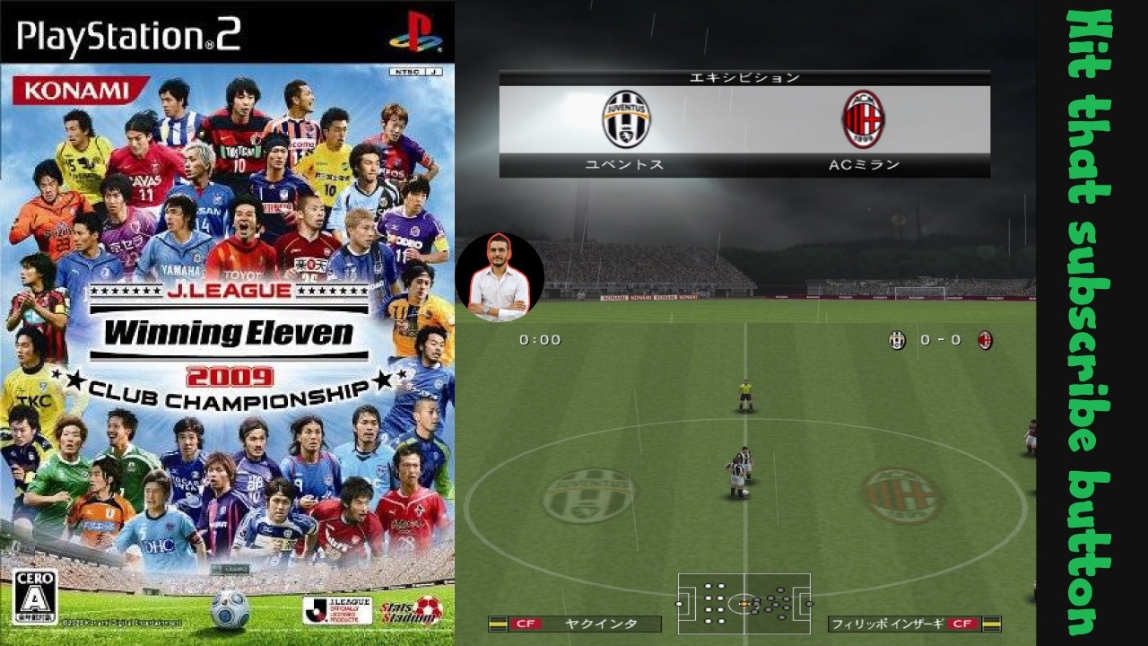 PS 2 サッカーゲーム ８点 J.League Winning Eleven 2009: Club Championship – Full Gameplay on