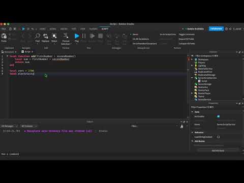 Return using Lua