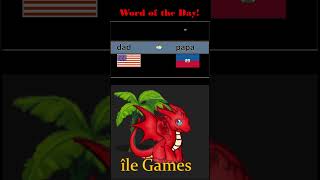 Dad in #french #english #creole #spanish #japanese