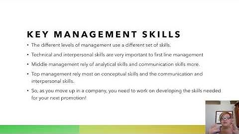 Chapter 6   Understanding Management Video 3 Skills, Decisions and Style