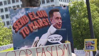 Silicon Valley workers rebel as tech billionaires embrace Trump’s agenda
