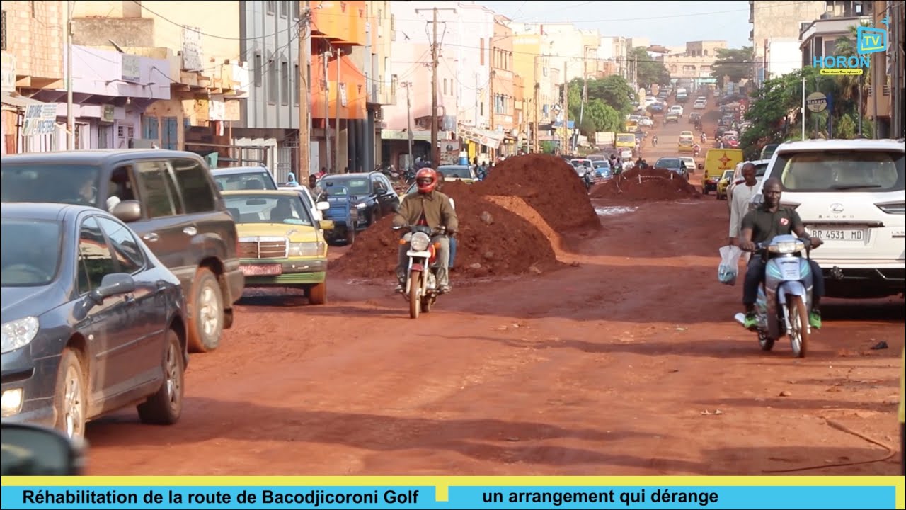 Réhabilitation de la route de Baco-Djicoroni Golf : Un arrangement qui dérange