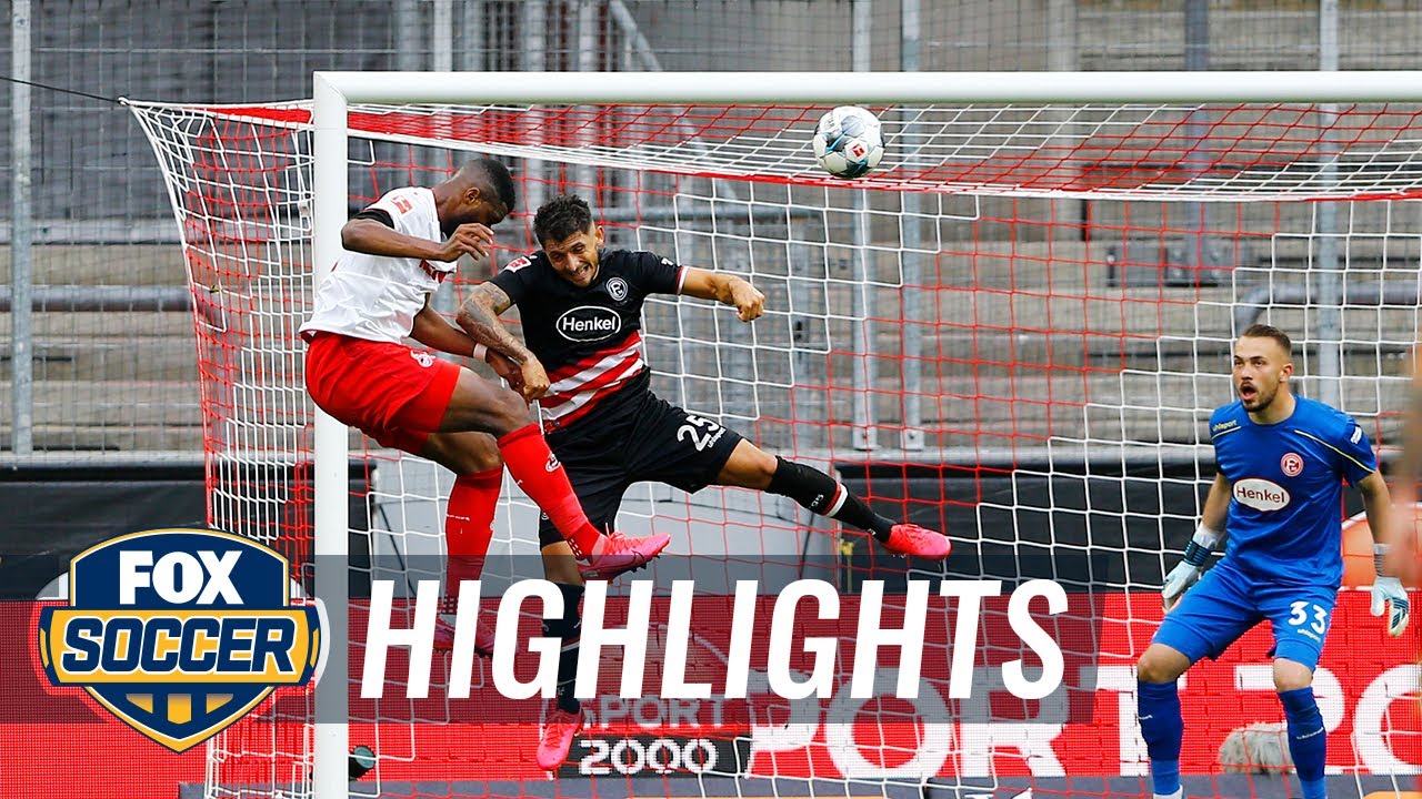 FC Köln scores 2 late goals securing a draw vs. Fortuna Düsseldorf, 2-2 | 2020 Bundesliga Highlights