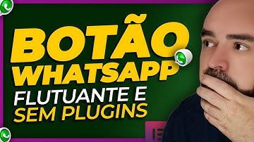 BOTÃO WHATSAPP ELEMENTOR (FLUTUANTE) - COMO COLOCAR SEM PLUGINS NO SITE WORDPRESS #wordpress