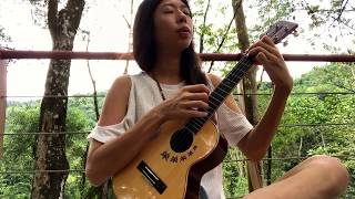 Video thumbnail of "Shiva Shambo ⚡️kirtan songs on ukulele"
