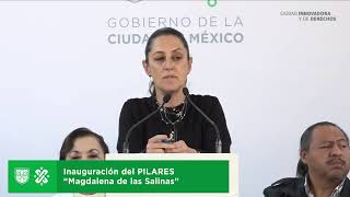 Inauguración del PILARES “Magdalena de las Salinas”