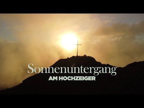 SONNENUNTERGANG AM HOCHZEIGER im Pitztal | Tirol
