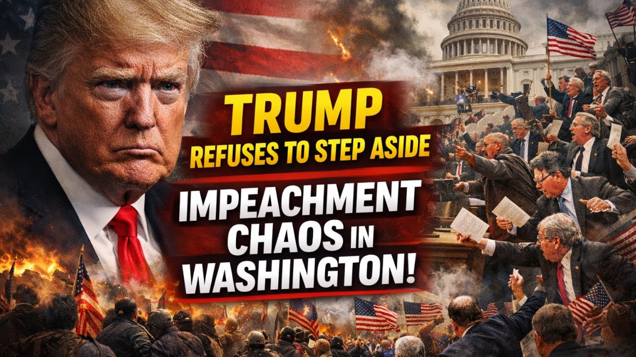 Trump Refuses to Step Aside as Impeachment Chaos Engulfs Washington