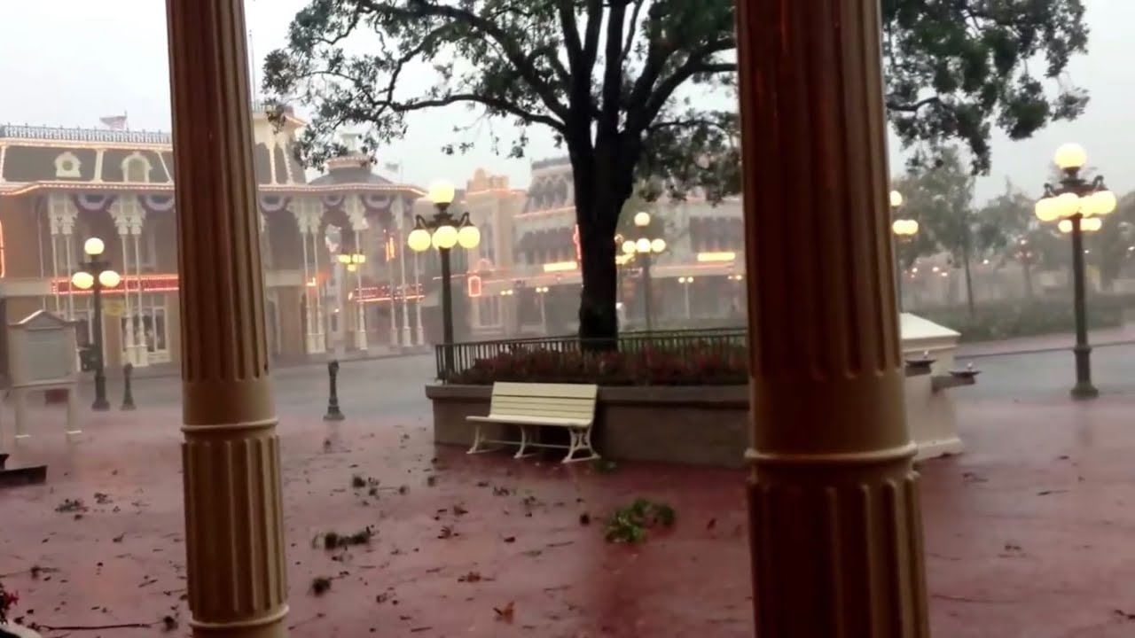 CRAZY Random Freak Storm Hits The Magic Kingdom