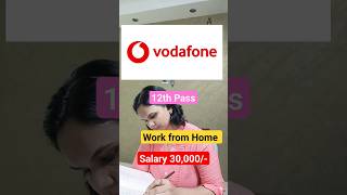Vodafone Work From Home|Part Time Job|Latest job 2023|Online jobs at Home| jobs workfromhomejobs