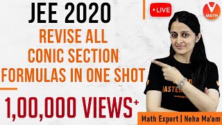 All Conic Sections Formulas in 1 Shot | JEE Mains 2020 Preparation | Vedantu