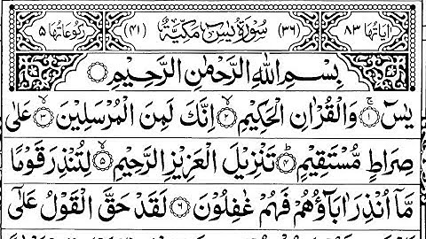 Surah Yaseen | Full With Arabic Text | سورة يس 36 Episode 456 | Quran Lessons