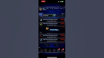 FFBE connection error when trying to claim the rewards