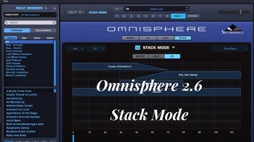 Omnisphere Stack Mode