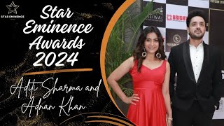 Aditi Sharma and Adnan Khan Won the Best Jodi Award for Katha Ankahee || Star Eminence Awards 2023
