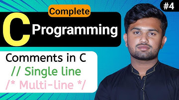 Master Comments in Your Code - C Programming Tutorial For beginners | Tutorial #4