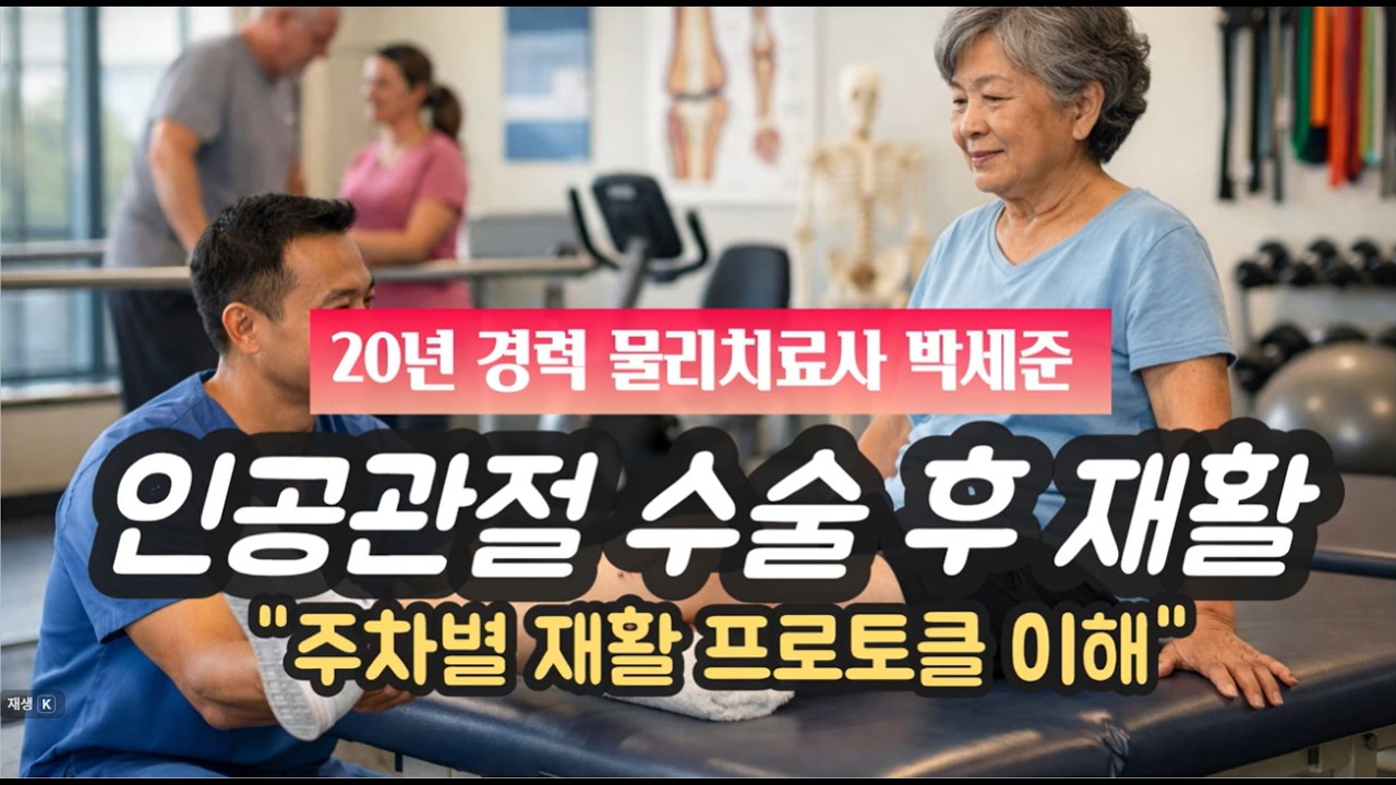 무릎인공관절재활.. 주차별 재활 흐름 이해