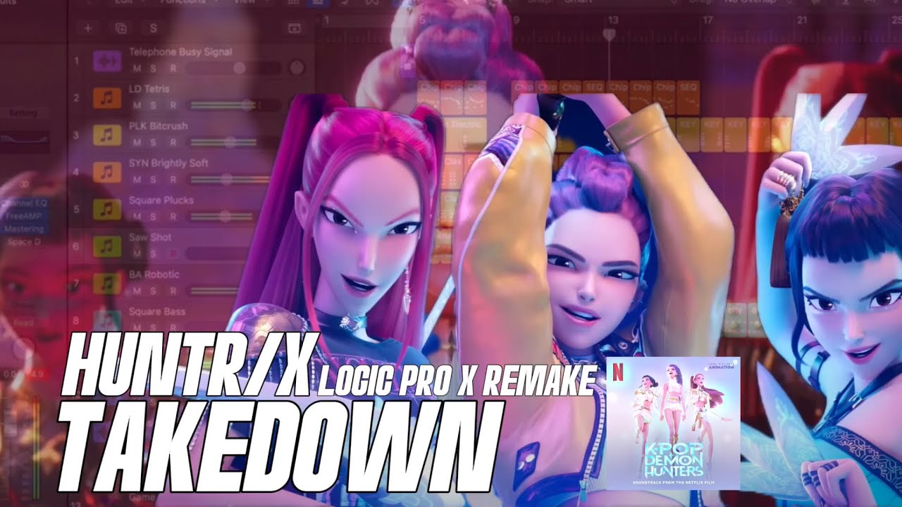 Obejrzyj HUNTR/X, EJAE, AUDREY NUNA, REI AMI - TAKEDOWN (Logic Pro X Remake) w YouTube Obejrzyj HUNTR/X, EJAE, AUDREY NUNA, REI AMI - TAKEDOWN (Logic Pro X Remake) w YouTube