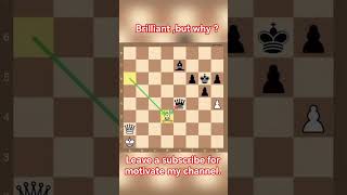 brilliant puzzle #024 #chess #foryou #chesscom #tiktok #shorts #brilliant