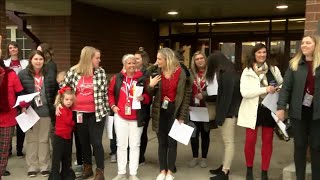 SACS remains open during Red for Ed day, encourages teachers to wear red