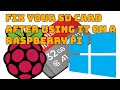 Fix Your SD Card After Using It As a Raspberry Pi or Linux Boot Disk