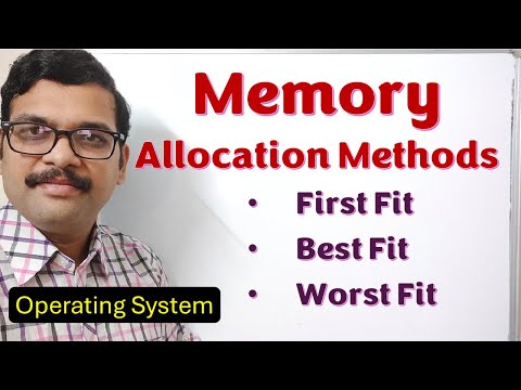 First Fit vs Best Fit vs Worst Fit | Memory Allocation Methods in Operating Systems | OS
