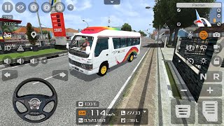 Microbus Putra Pelangi ke Kota Malang | Bus Simulator Indonesia Bussid screenshot 4