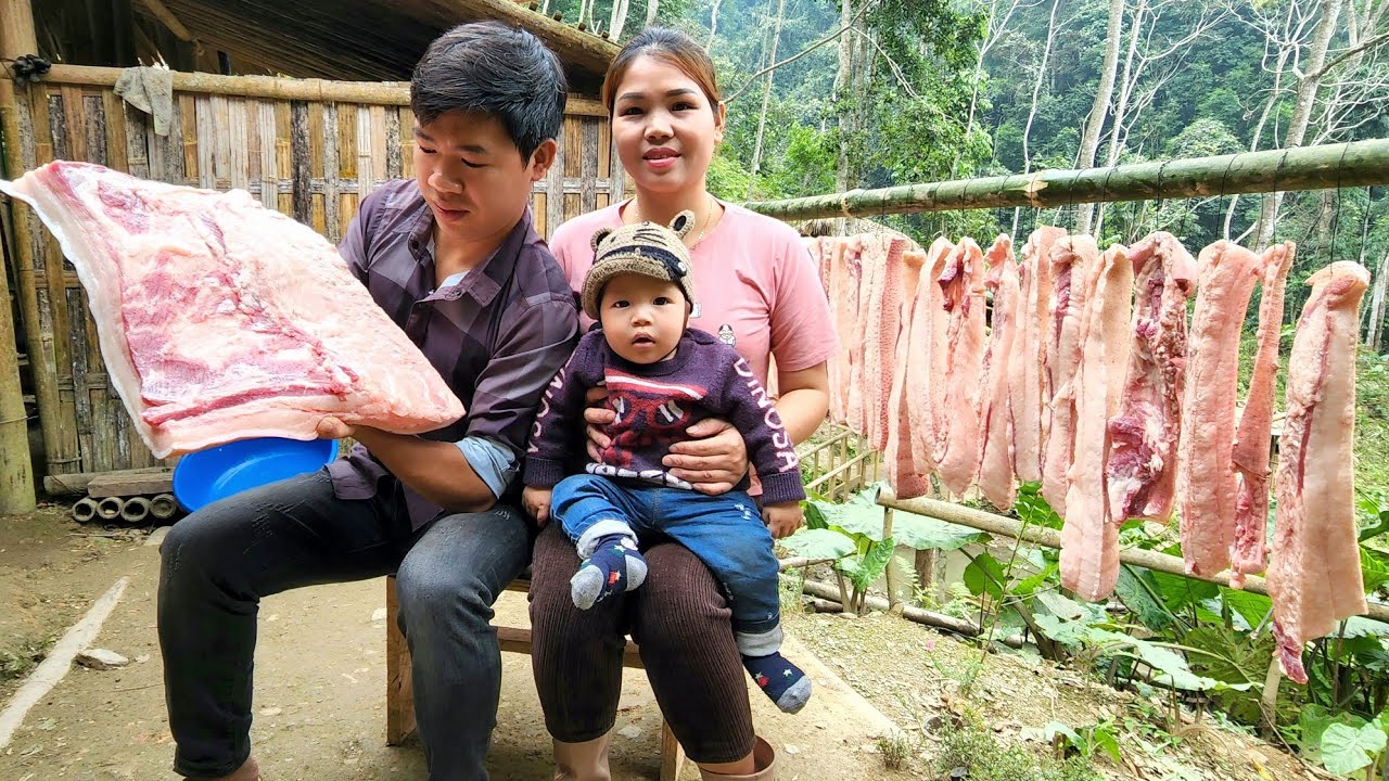 Traditional pork oil frying recipe cooking oil from pork fat How to