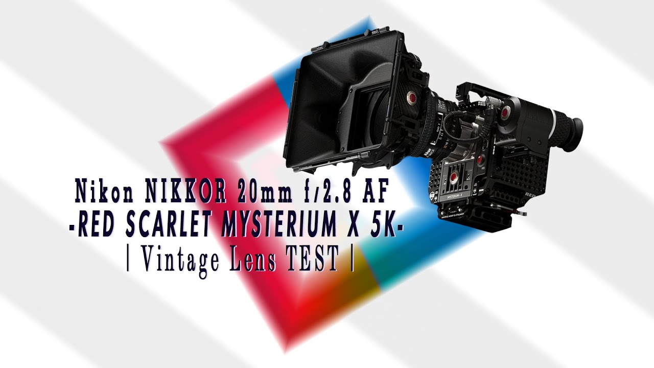 Nikon NIKKOR 20mm f/2.8 AF RED SCARLET MYSTERIUM X 5K Vintage Lens