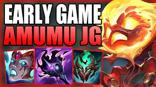 THIS IS HOW YOU CAN EASILY CARRY THE EARLY GAME WITH AMUMU JUNGLE! Gameplay Guide League of Legends Get Through Early Game Carry On Amumu Jungle