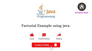 Factorial Example using java.
