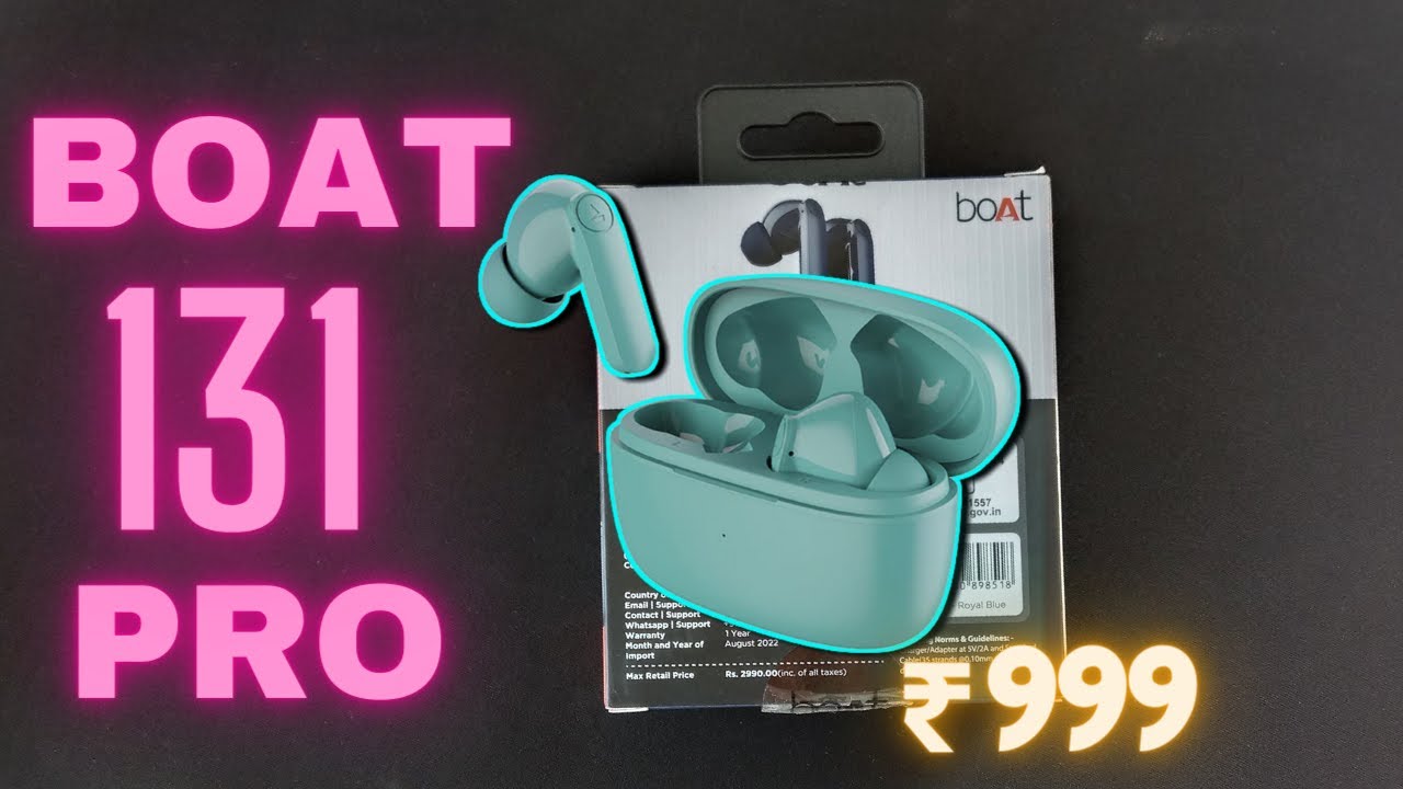 BoAt 131 Pro Unboxing and Review Unbox BoAt 131 Pro YouTube