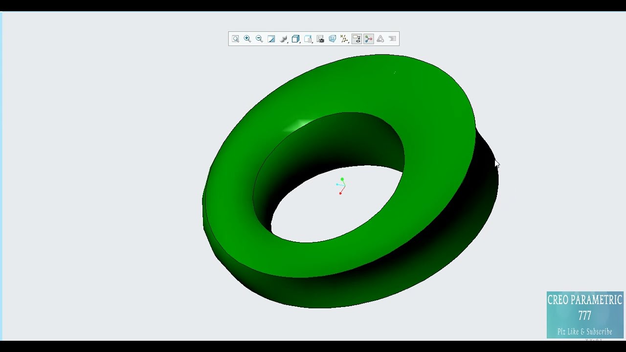 Creo Rotational Blend