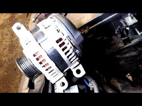 How to replace alternator in a 2009 Cadillac cts