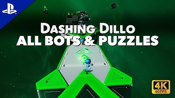 Astro Bot - DASHING DILLO - 100% Walkthrough (All Bots & Puzzle Pieces)