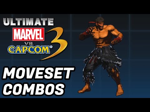 EVIL RYU ON UMVC3! (MOVESET/COMBOS)