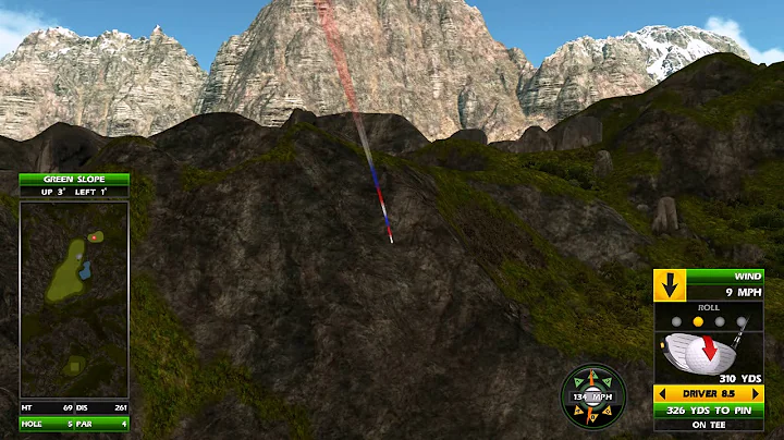 Golden Tee Replay on Monte Zeballos.