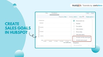 How to create sales goals in HubSpot