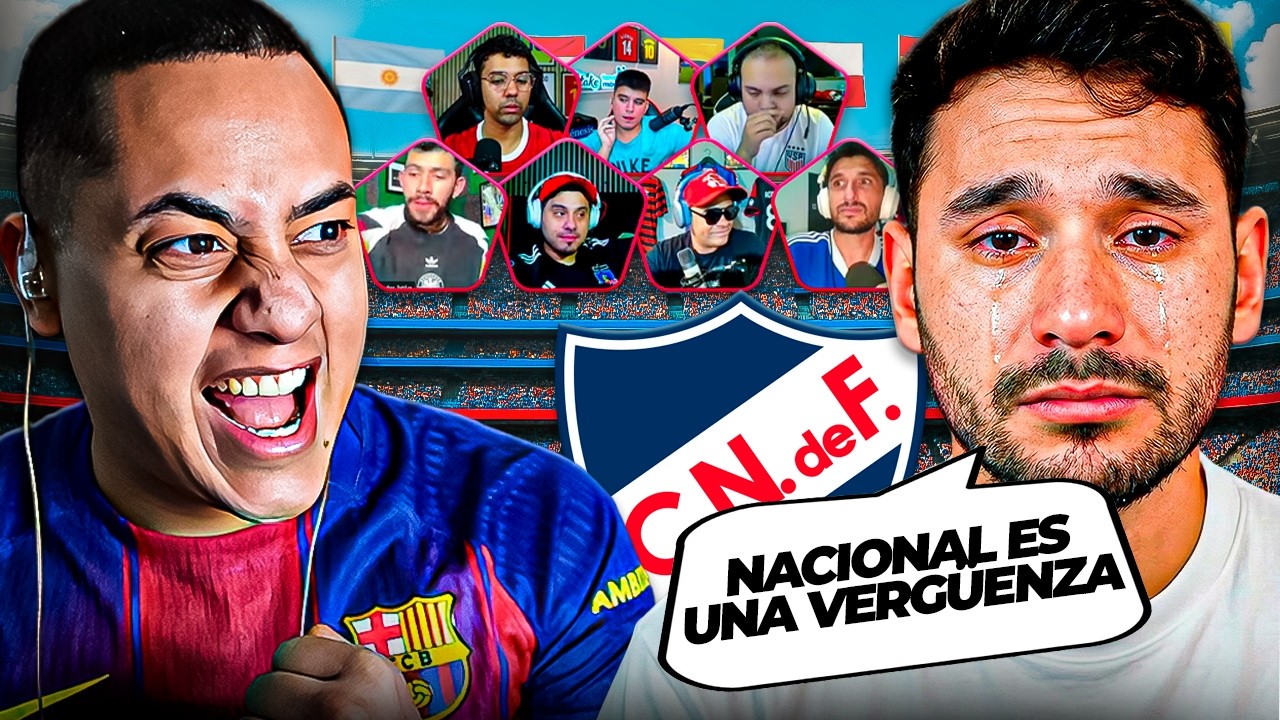 MOSQUETERMOS DOMA A FABRI POR NACIONAL DE URUGUAY Y EMPIEZA A LLORAR