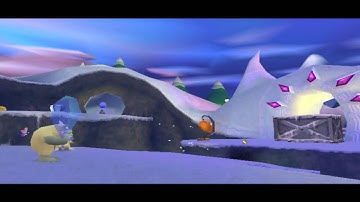 Spyro 3: Year of the Dragon - Skill Points - Push Box Off the Cliff